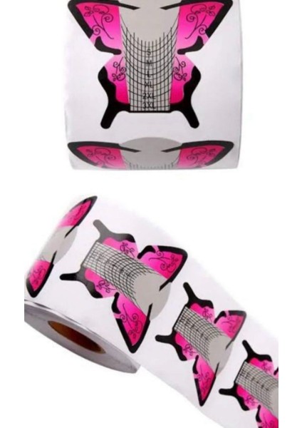 500 Lü Protez Tırnak, Jel Uzatma Kelebek Şablon fırsatları