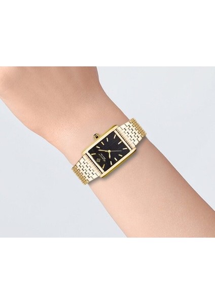 G173003 Rhode Island Kadın Kol Saati - Gold Renk, Siyah Kadran modelleri