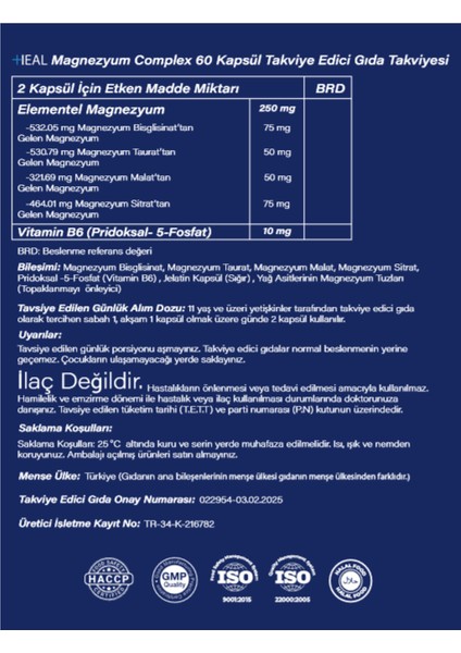 Apotek Heal Magnezyum Complex fırsatları