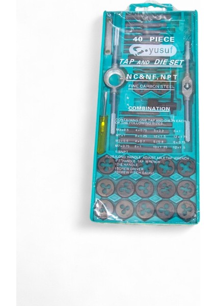 40 Parça M3-M12 Kılavuz Pafta Seti fiyatları