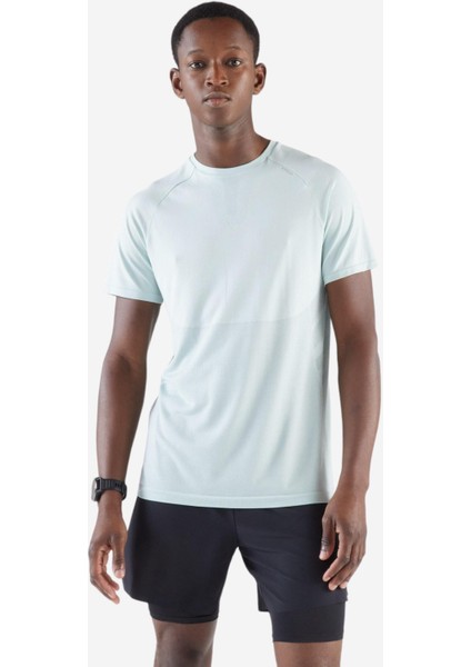 Kiprun T-Shirt De Running Sans Coutures Homme - Kiprun Run 500 Confort Vert