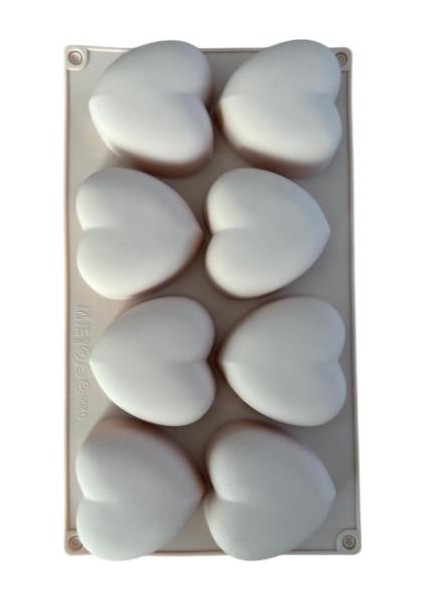 Silikon Kek Kalıbı Kalpli