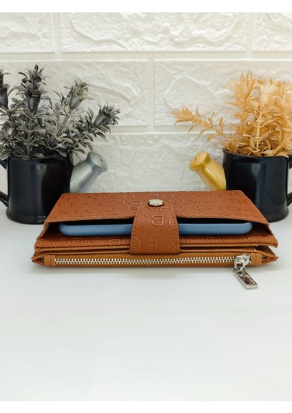 Hmx Polo Kahverengi Telefon Bölmeli Cüzdan fırsatları