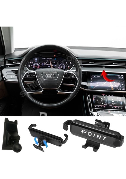 Audi A8 Araca Özel Cep Telefon Tutacağı Robotik Oynar Başlıklı 2018 - 2023 Arası Profesyonel Ürün fiyatları