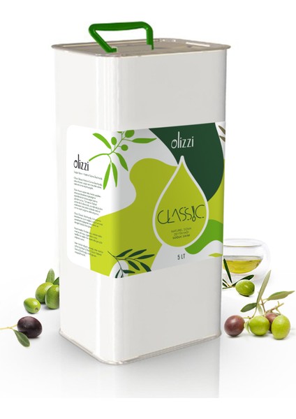 Classic Soğuk Sıkım Natürel Sızma Zeytinyağı 5 lt