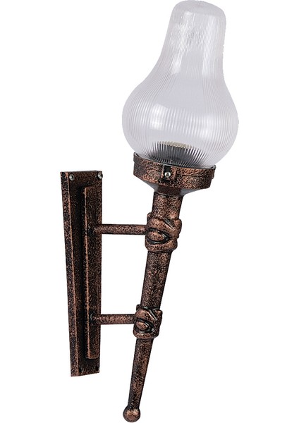Şanlı Dış Mekan Akrilik Camlı Gaz Lambalı Aplik