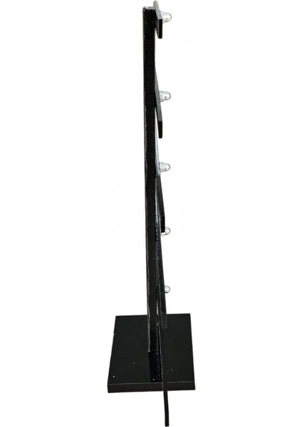 5 Katlı Çam Şeklinde (Siyah)Pleksi Küpe Standı (40 Çift Küpe ) Orta Boy Küpe Takı Düzenleme Organizatör modelleri