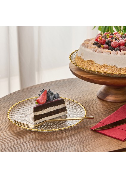 Kitchen Zelazo 7 Parça Pasta Seti - Şeffaf / Altın fiyatları