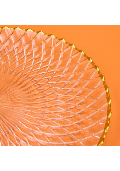 Kitchen Zelazo 7 Parça Pasta Seti - Şeffaf / Altın