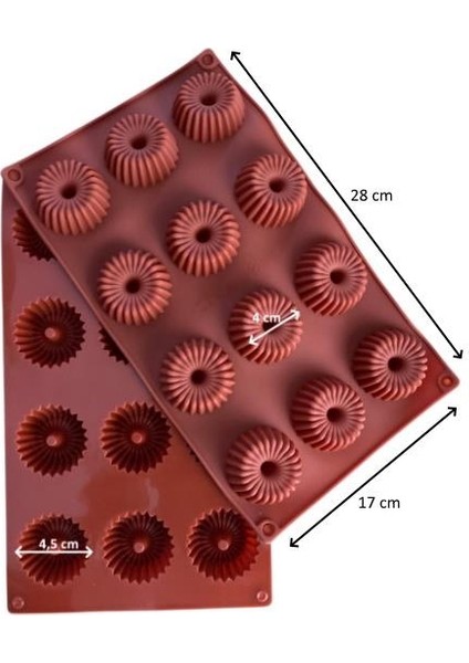 Silikon Kek Kalıbı Tırtıklı fiyatları