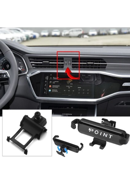 Audi A6 Araca Özel Cep Telefon Tutacağı Robotik Oynar Başlıklı 2019 - 2022 Arası Profesyonel Ürün fiyatları