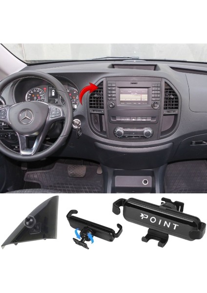Mercedes Vito Araca Özel Cep Telefon Tutacağı Robotik Oynar Başlık 2015-2024 Arası Profesyonel Ürün fiyatları