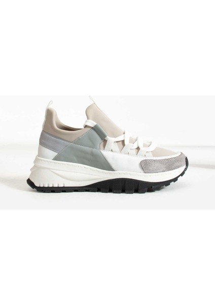 Bağcıklı Streç Detaylı Termo Taban Sneaker 331-22630-09 Kadın Ayakkabı fırsatları