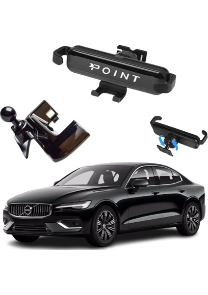 Volvo S60 Araca Özel Cep Telefonu Tutacağı Robotik Oynar Başlıklı 2018-2024 Arası Profesyonel Ürün