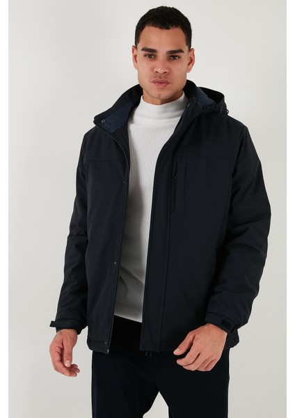 Regular Fit Çıkarılabilir Kapüşonlu Astarlı Mont Erkek Mont 497HECTOR modelleri