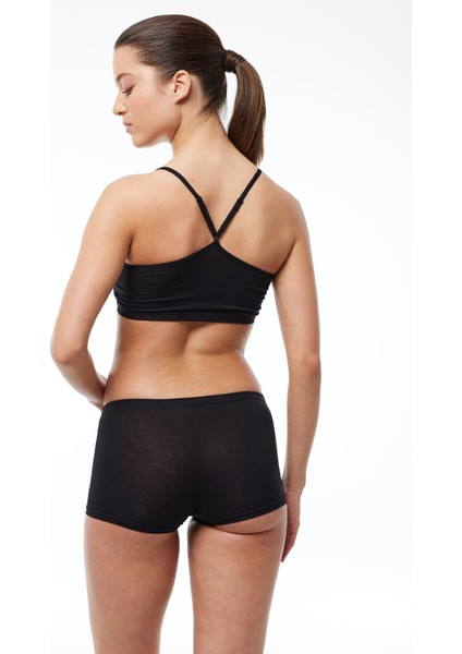 Kadın Siyah Modal Boxer 109 modelleri