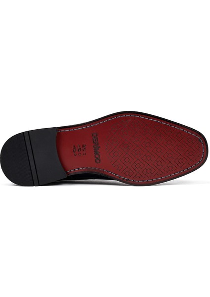 Erkek Lacivert Bağcıklı Rugan Deri Klasik Ayakkabı 25WFD603016 fırsatları