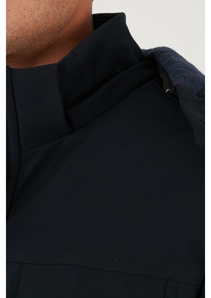 Regular Fit Çıkarılabilir Kapüşonlu Astarlı Mont Erkek Mont 497HECTOR