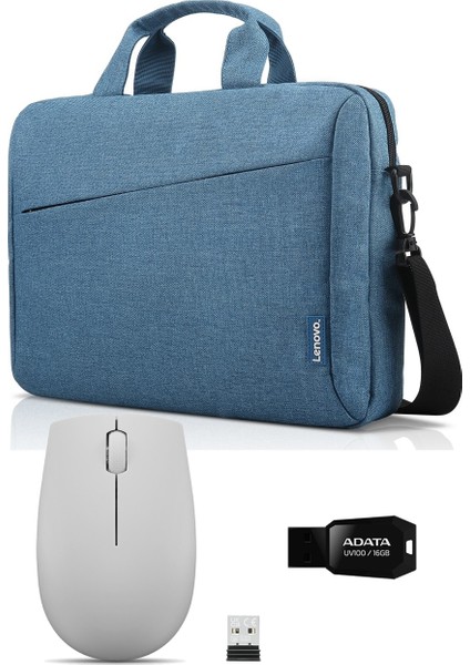 300 Kablosuz Mouse + Lenovo T210 Notebook Çanta + Adata UV100 16GB Flash Bellek