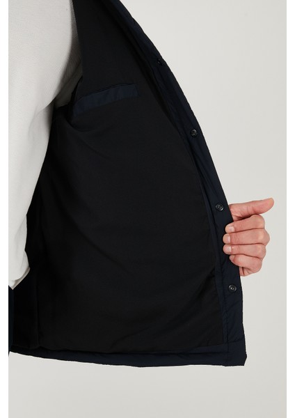 Kapitoneli Regular Fit Kadife Detaylı Mont Erkek Mont 497LEROY indirimleri