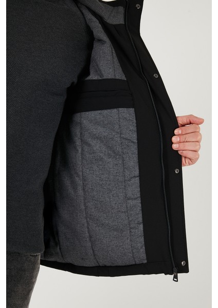 Regular Fit Çıkarılabilir Kapüşonlu Astarlı Mont Erkek Mont 497HECTOR indirimleri