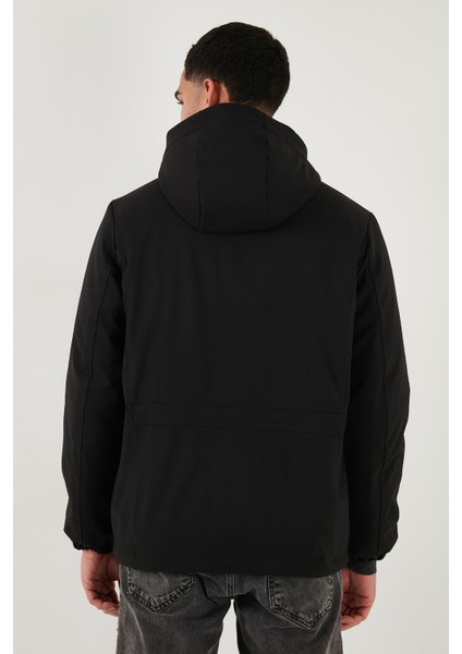 Regular Fit Çıkarılabilir Kapüşonlu Astarlı Mont Erkek Mont 497HECTOR