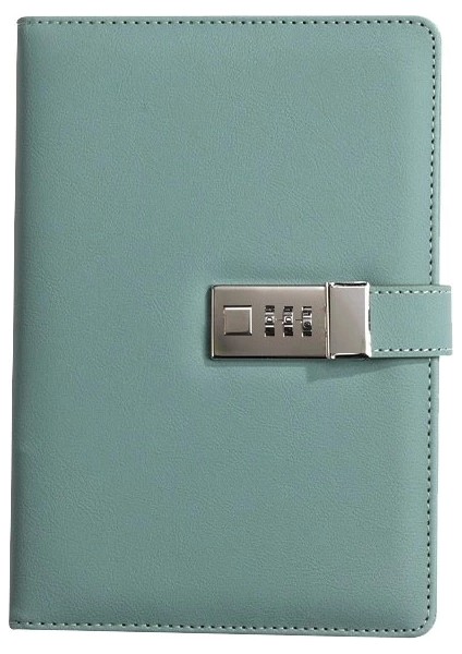 Kilitli Ajanda Günlük Not Defteri Notebook Yeşil Ithal Ürün