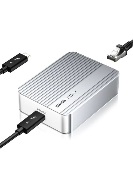 USB4 to 10 Gigabit Ethernet Çevirici Thunderbolt 5/4/3 Uyumlu
