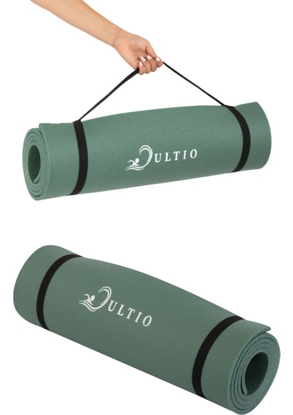 Taşıma Askılı 10 mm Pilates Minderi Kaymaz Taban Yoga Matı Isteğe Bağlı Kamp Matı