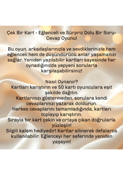 Çek Bi' Kart Arkadaşlara Özel Itiraf Oyunu fırsatları