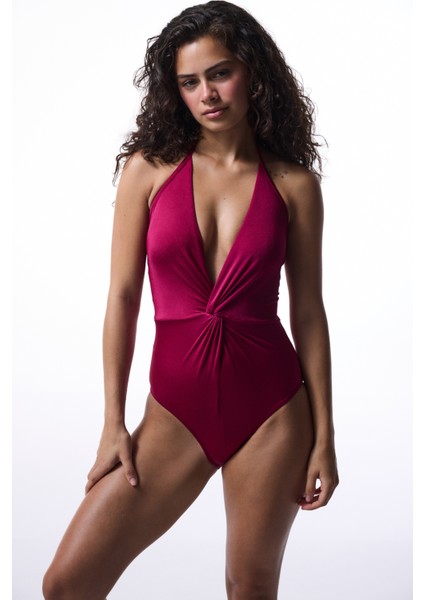 Bordo Tricia Manokini fiyatları