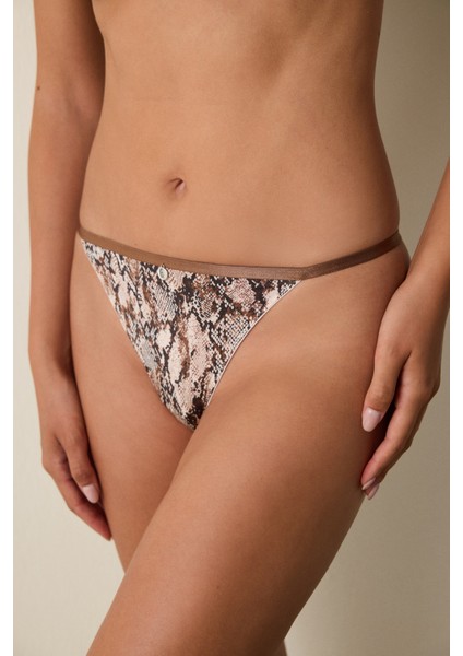 Sedef Dantelli Normal Bel Brazilian Külot