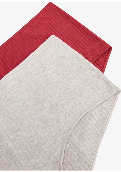 Çok Renkli Modal Fitilli Düşük Bel 2'li Boxer fırsatları