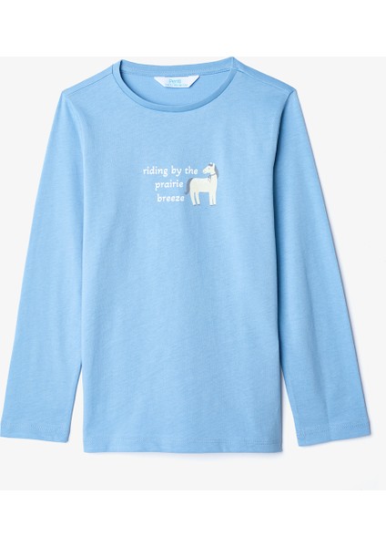 Erkek Çocuk Riding Pamuklu 2'li Ekoseli Uzun Kollu Pijama Takımı
