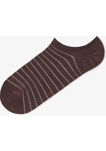 3 Çift Pamuklu Parlak Çizgi Desenli Sneaker Çorap fırsatları