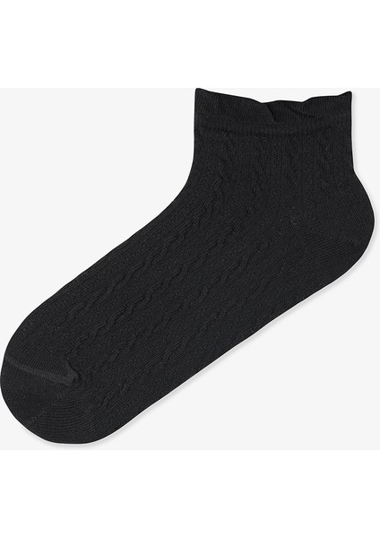 5 Çift Pamuklu Fırfırlı Patik Çorap fiyatları