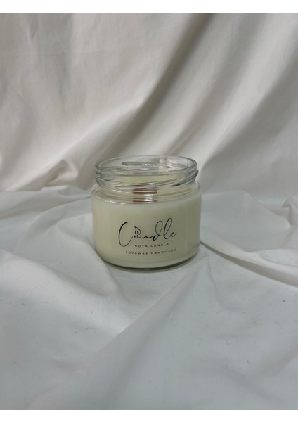 Kavanoz Mum Bodrum Mandalinası Kokulu 220G Doğal Soya Mumu -El Yapımı fırsatları