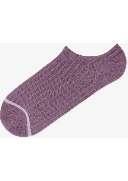 3 Çift Pamuklu Çizgili Sneaker Çorap modelleri