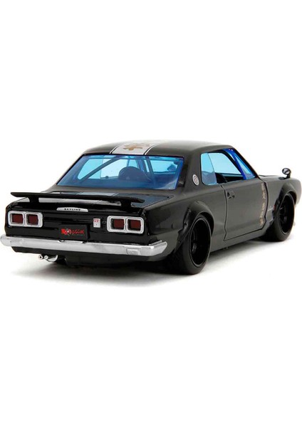 1:24 Tokyo Revengers 1971 Nissan Skyline Gt-R Die Cast Model Araba ve Mikey Figürü modelleri