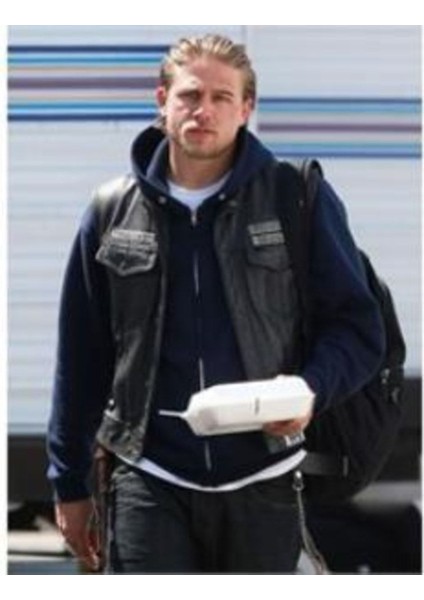 Hakiki Deri Siyah Hakim Yaka Erkek Deri Yelek