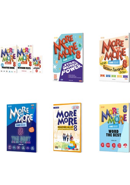 More And More Tüm Dersler 8. Sınıf Set Kurmay Yayınları