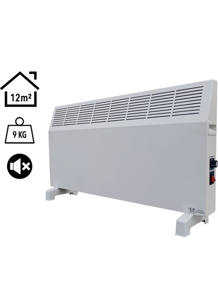Konvektör Isıtıcı 1000W Manuel HBK1000M