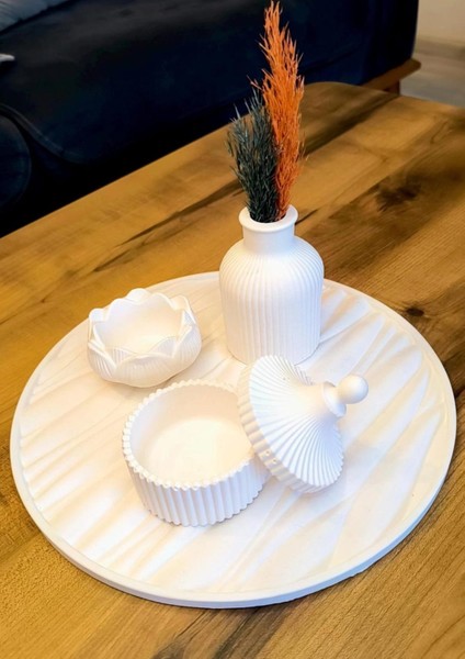 Tasarım Dalgalı Tabak 5 Li Dekor fiyatları