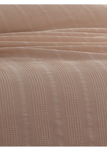 SEVİM %100 Pamuk, Çift Kişilik Waffle Pike 210x230 cm – Kapuçino modelleri
