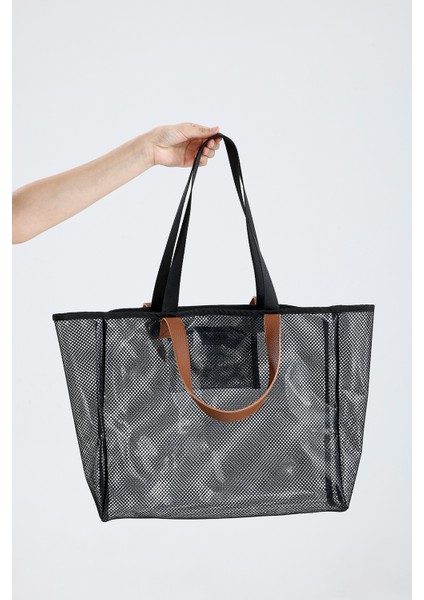 Kadın Büyük Boy Plaj Ve Alışveriş Shopper Tote Omuz Çantası