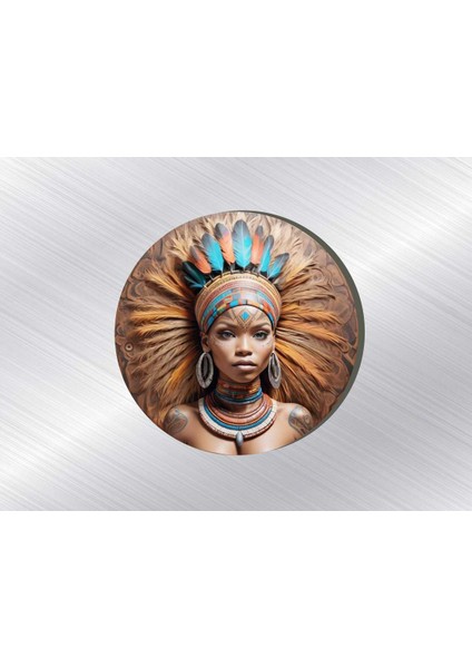 3 Adet 6x6 cm Uv Baskılı Ahşap Magnet V19