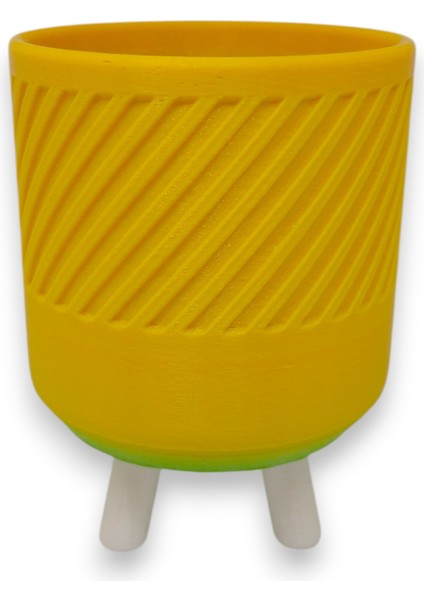 3D Gökkuşağı Renkli Saksı - Kompakt Saksı - Dekoratif ve Modern Tasarım fiyatları