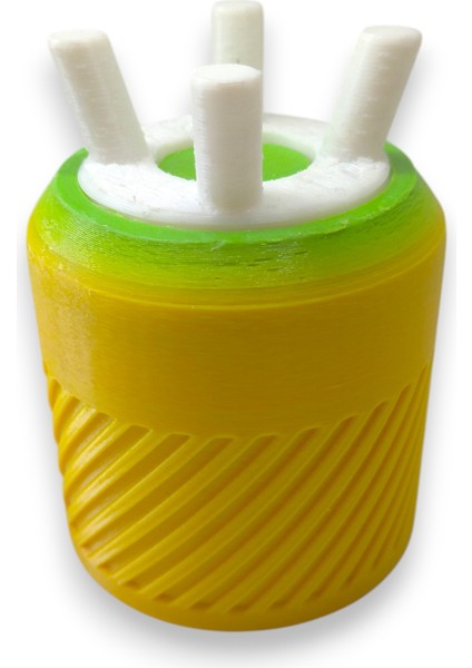 3D Gökkuşağı Renkli Saksı - Kompakt Saksı - Dekoratif ve Modern Tasarım indirimleri