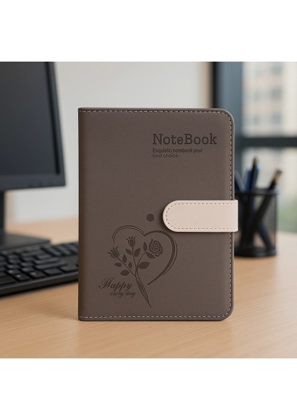 Mıknatıslı Ajanda Günlük Not Defteri Notebook Gri Ithal Ürün fiyatları