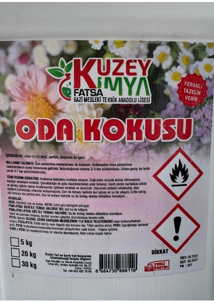 Oda Kokusu - 5 kg -Softener Esans fırsatları